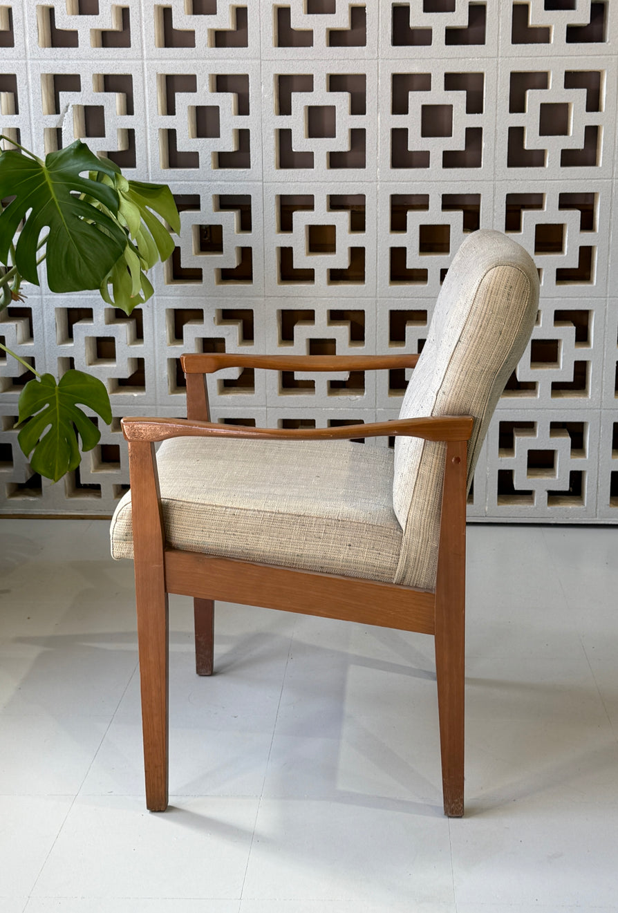 Mid-Century Armchair in Original Fabric