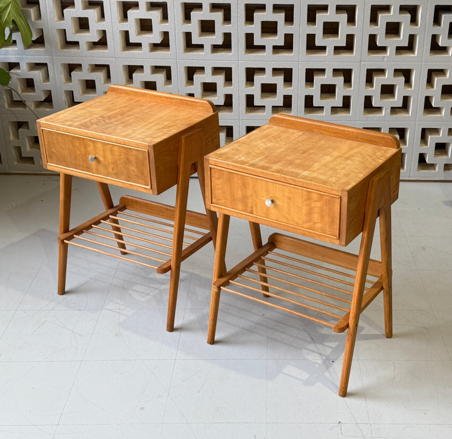 Pair of Mid-Century Bedside Tables