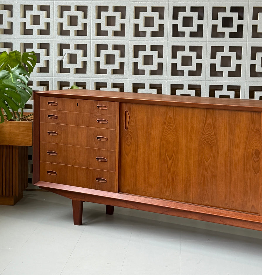 Long Danish Sideboard in Teak