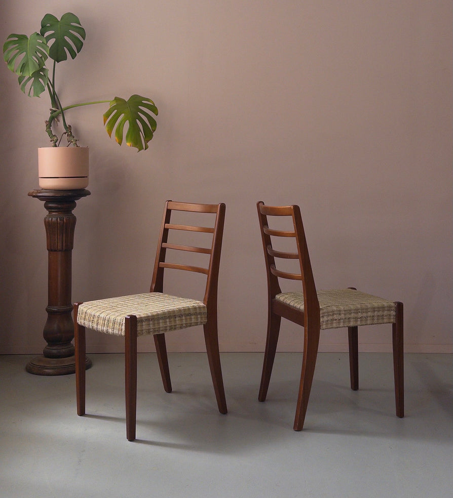 Six Mid-Century Dining Chairs in Teak