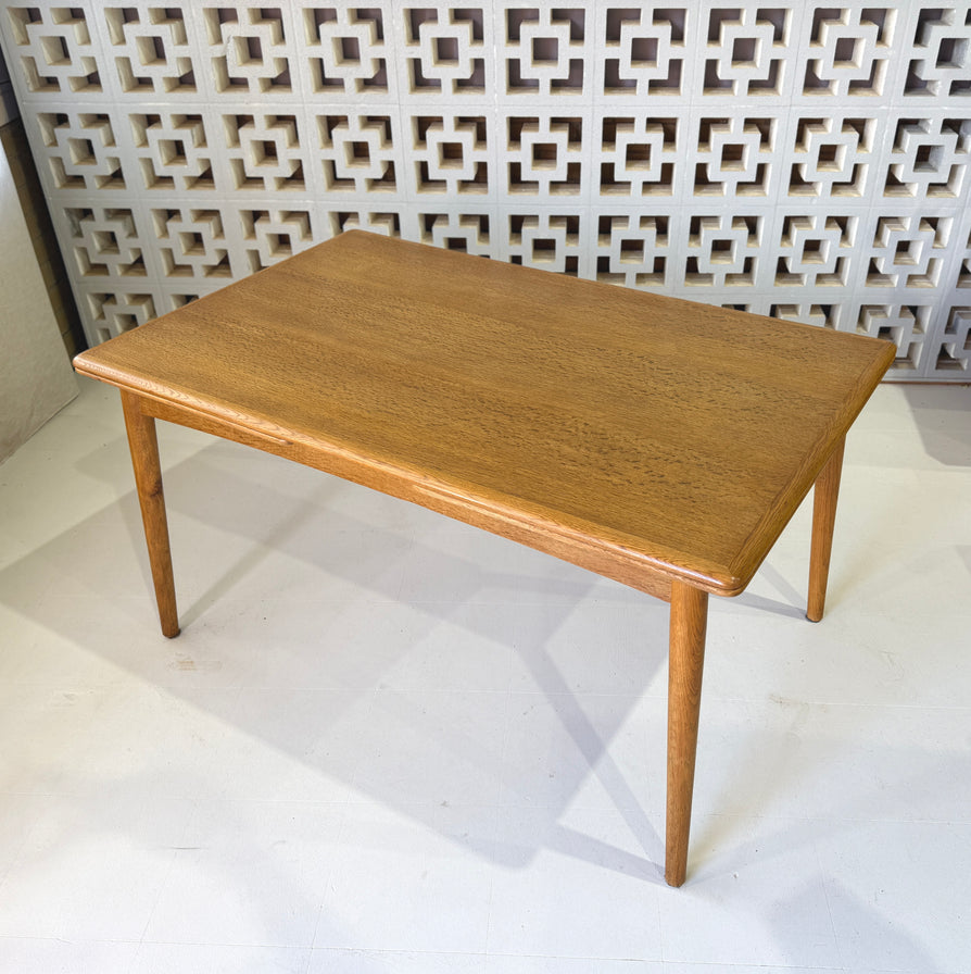 Danish Extension Dining Table in European Oak