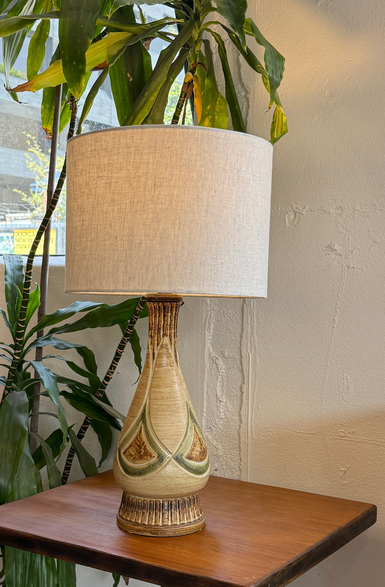 Danish Stoneware Table Lamp