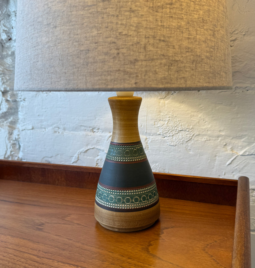 West German Dümler & Breiden Ceramic Table Lamp