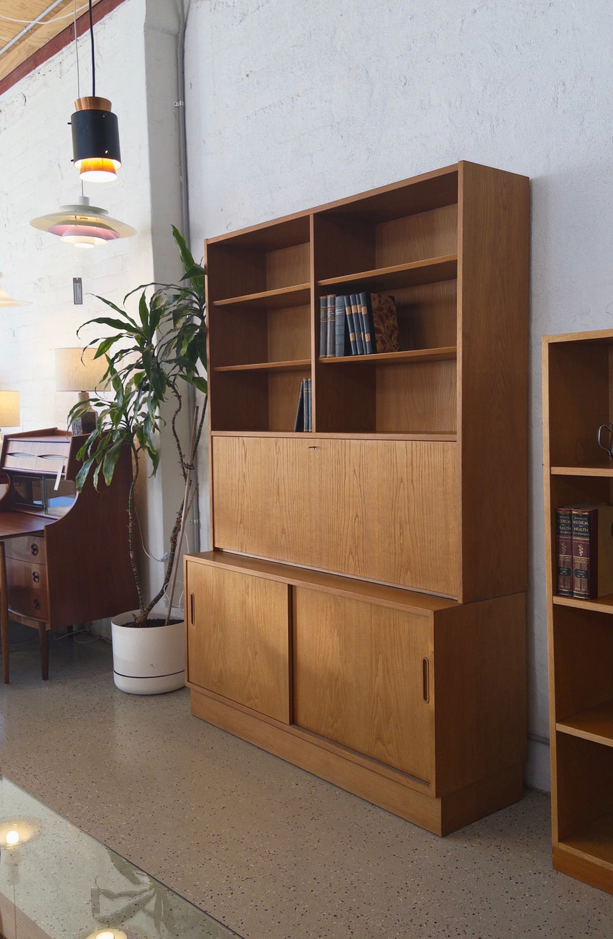 Carlo Jensen for Hundevad Bookcase / Desk in Oak