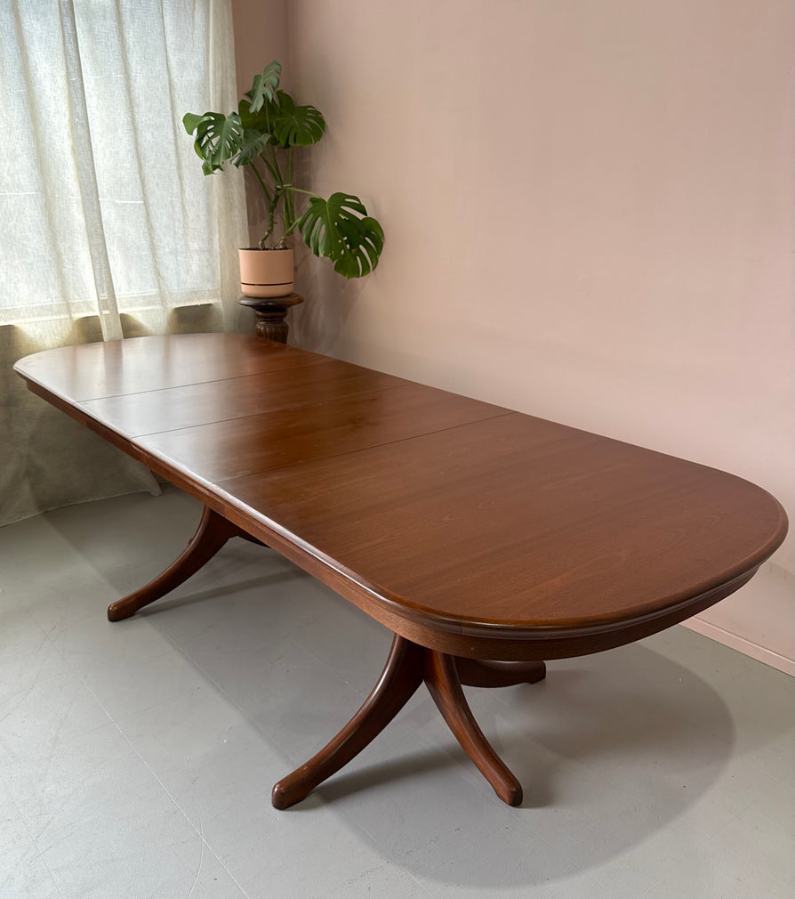 1980s Extension Mid-Century Dining Table by Noblett
