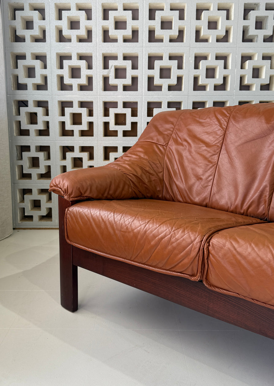 1980s Danish Three Seater Sofa