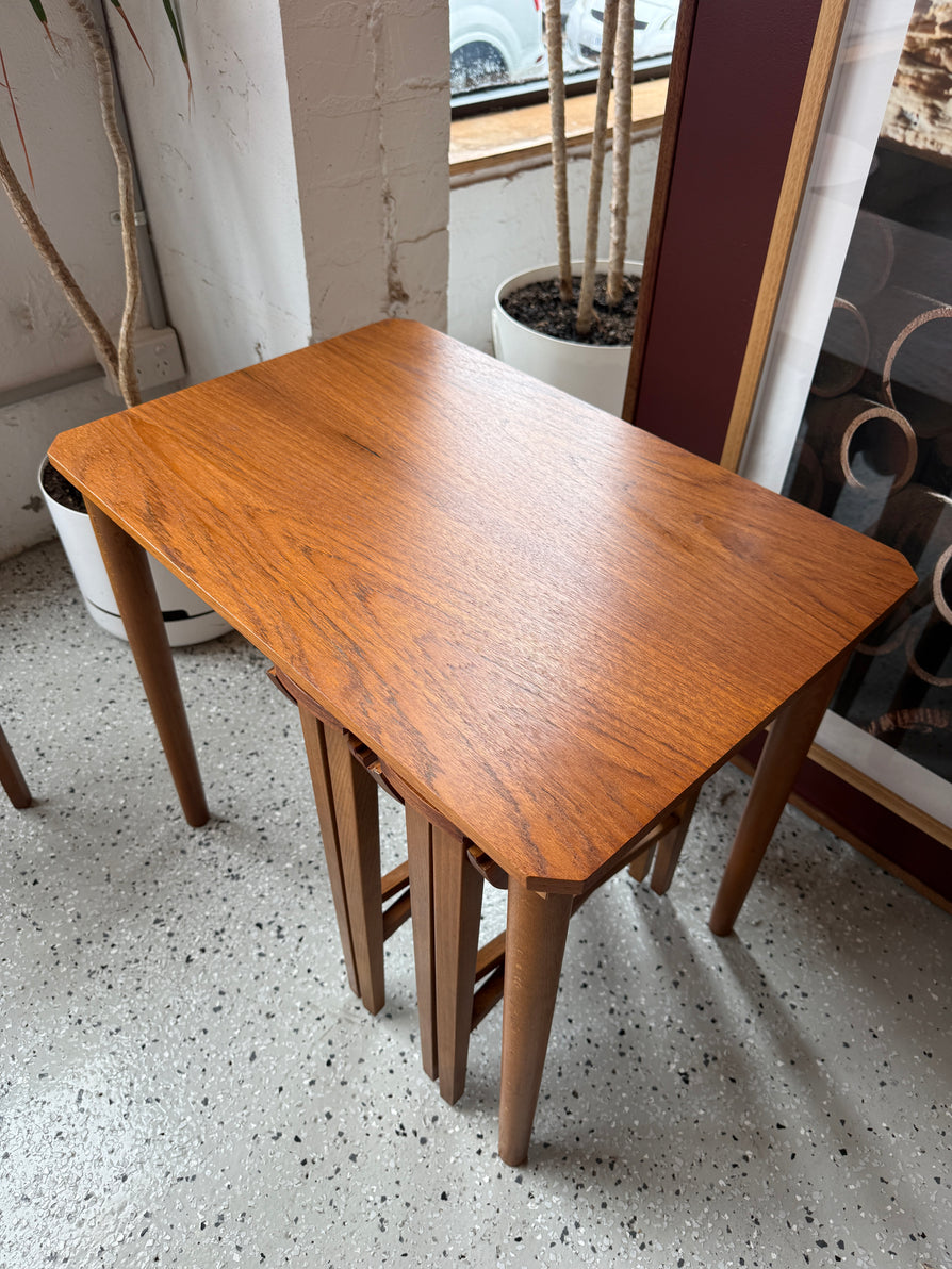 Poul Hundevad Nest of Tables in Teak