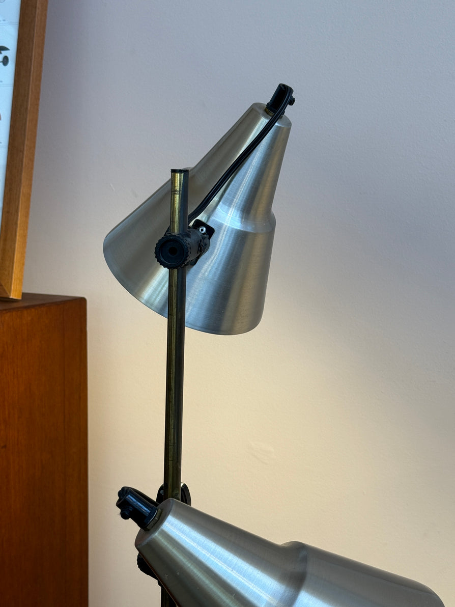 Danish Twin-Head Floor Lamp