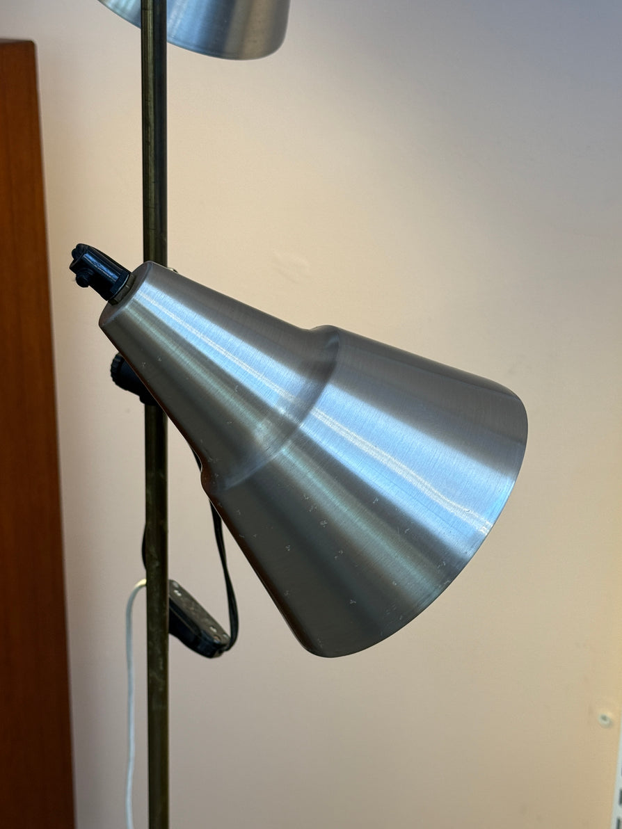 Danish Twin-Head Floor Lamp