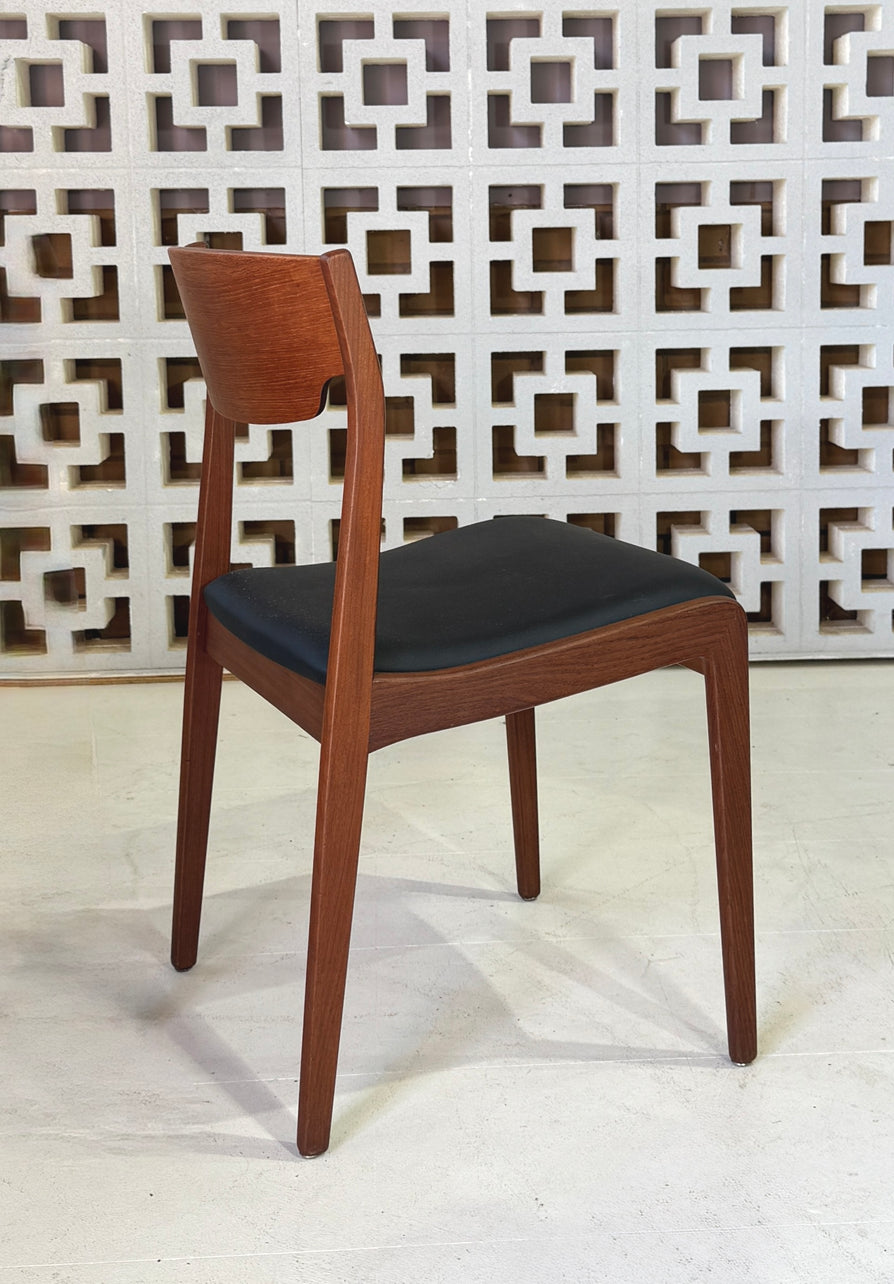 Set of Four Danish Dining Chairs in Teak
