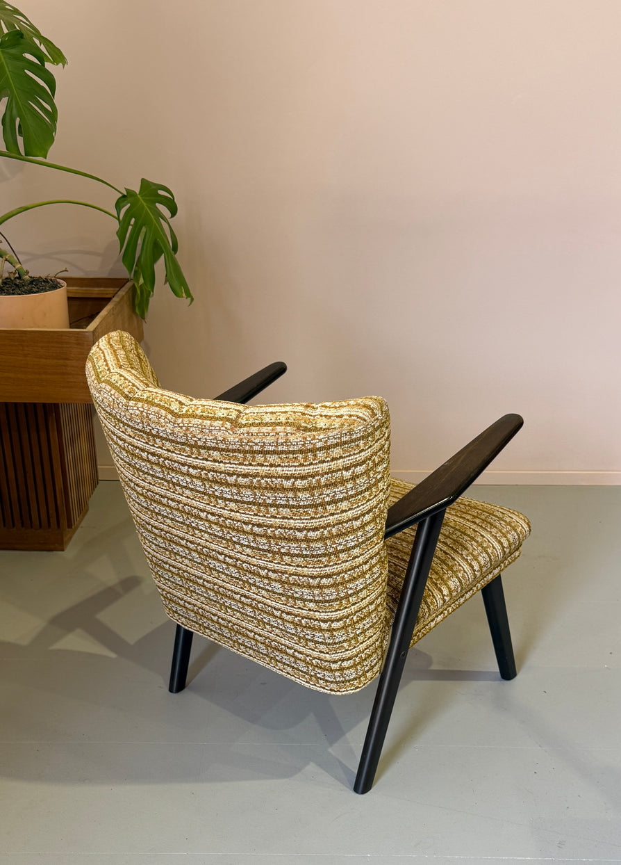 Classic Danish Armchair in Original Wool