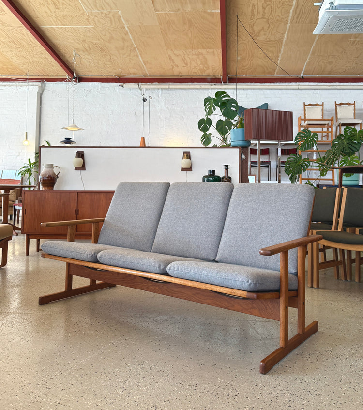 Jørgen Bækmark Sofa in European Oak and Wool