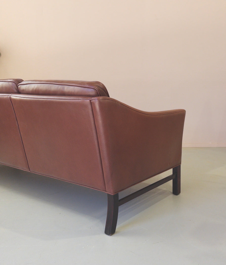 Grant Møbelfabrik Three Seater Sofa in Leather