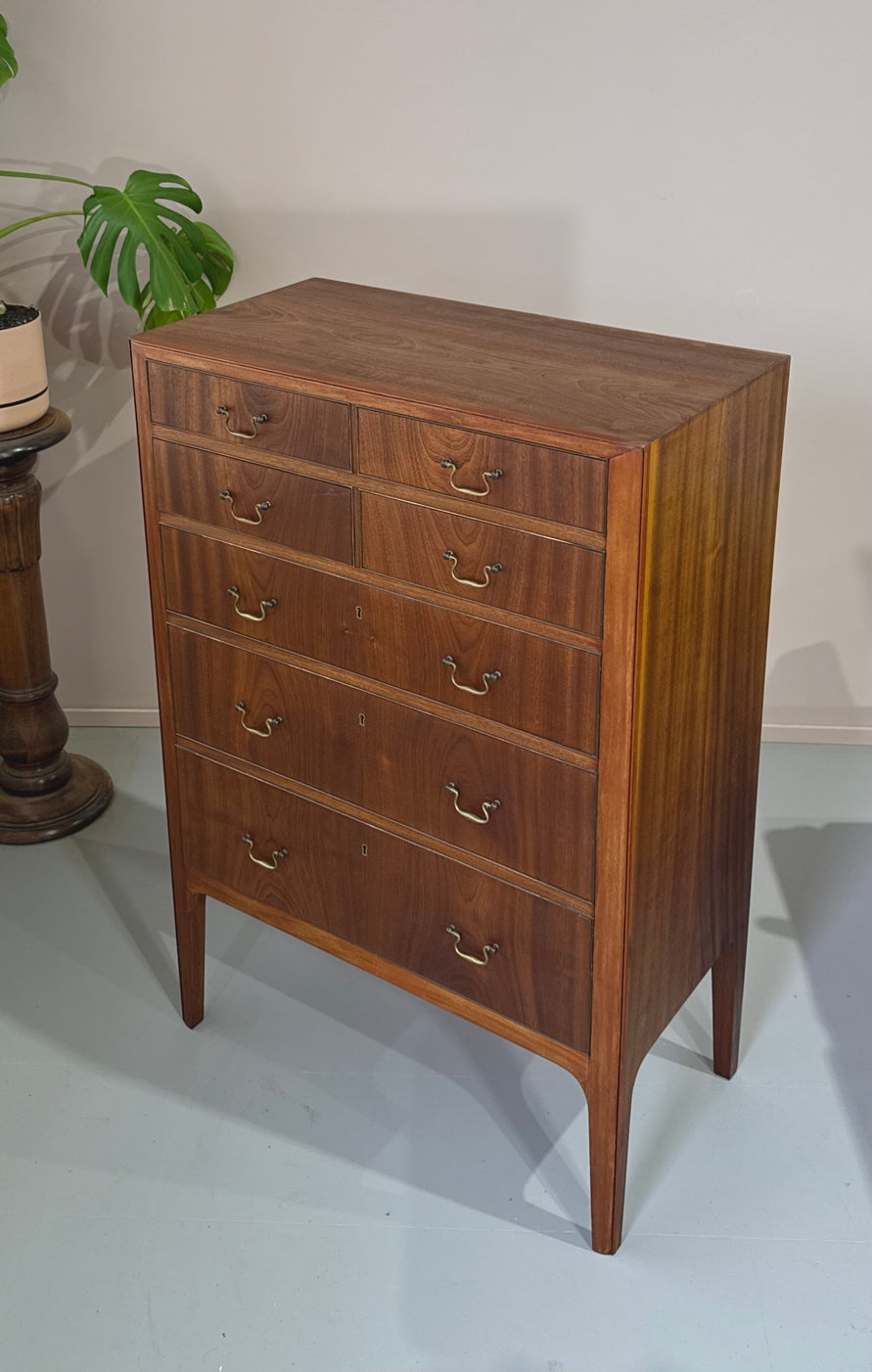 Jacob Kjær Chest of Drawers in Cuban Mahogany