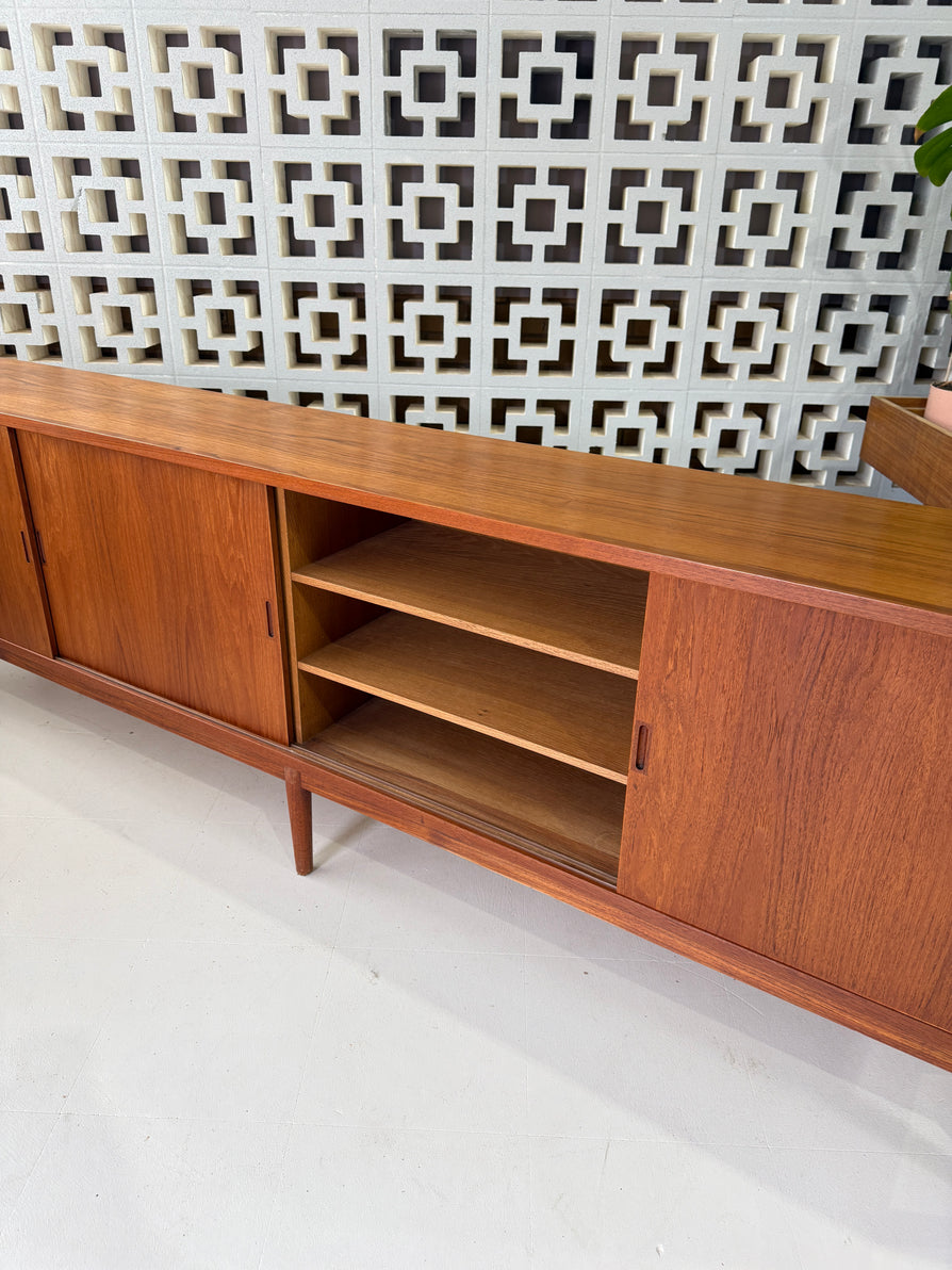 Long Danish Sideboard in Teak