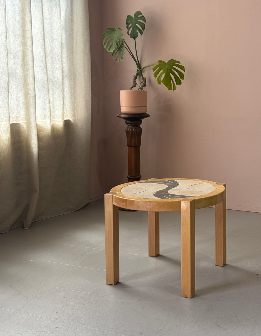 Tiled Side Table by Tue Poulsen