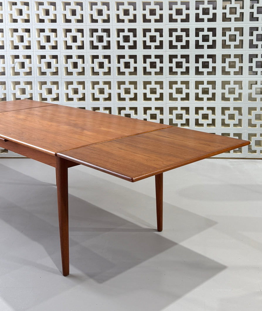 Danish Extension Dining Table in Teak