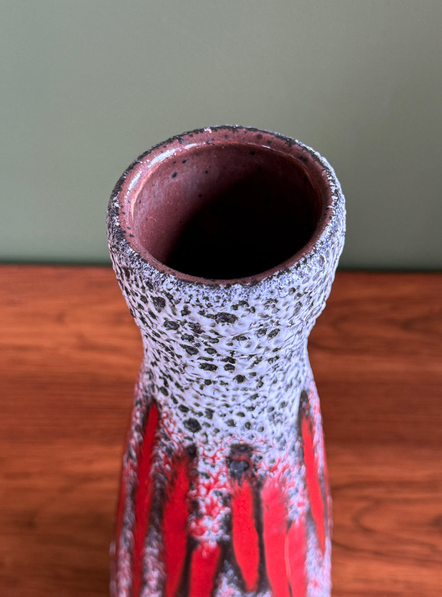 Fat Lava "Volcanic Drip" West German Vase - Scheurich