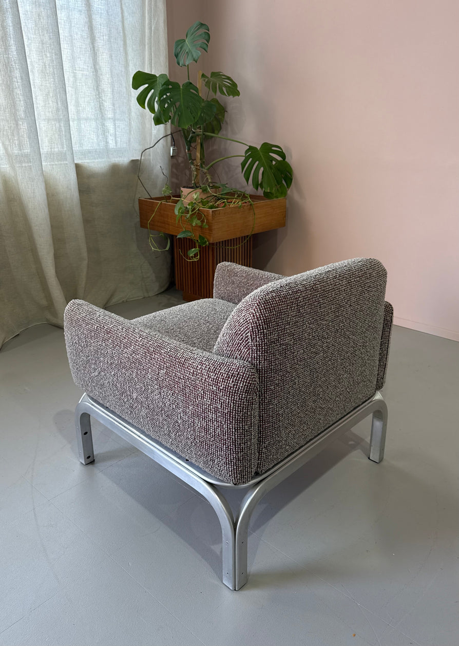 Jørn Utzon “New Angle” Lounge Chair in New Wool
