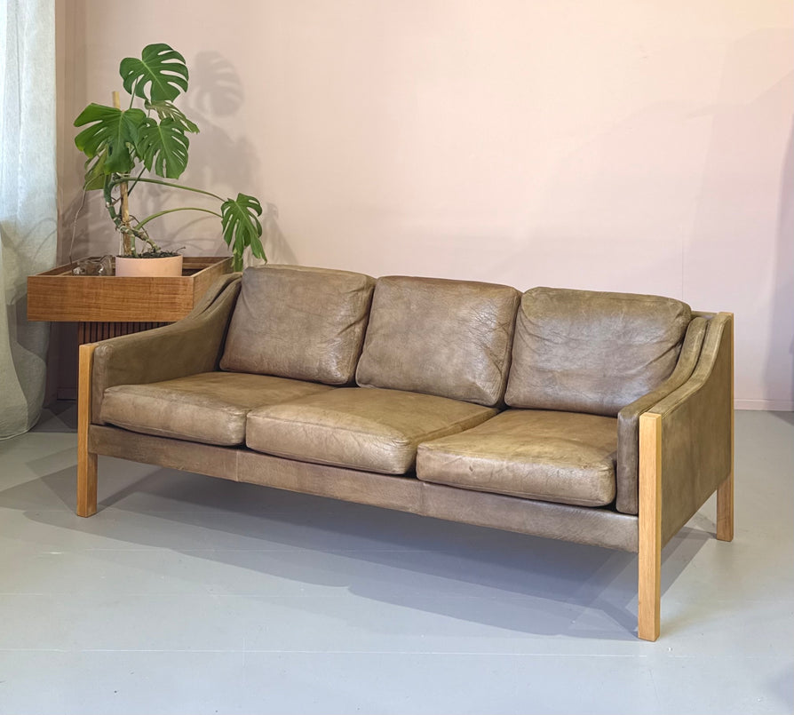 Erik Jorgensen Three Seater Sofa in Leather