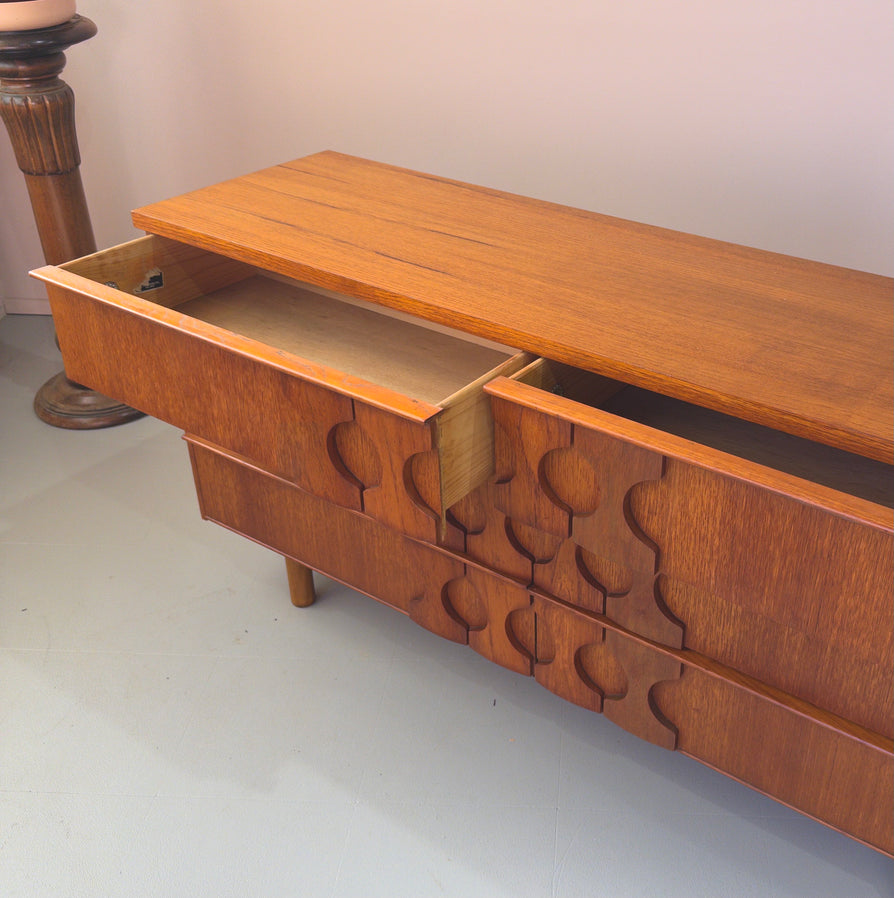 Double Chest of Drawers in Teak
