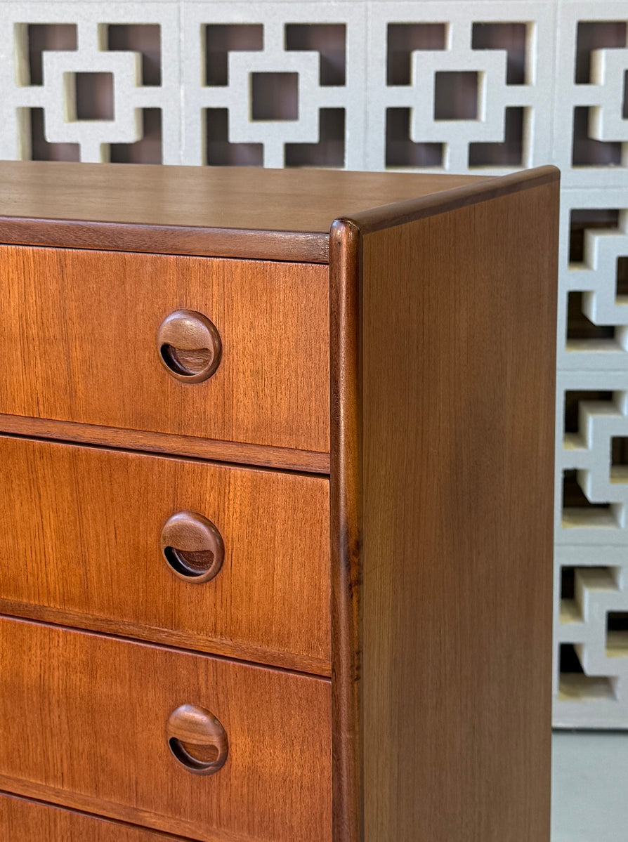 Danish Chest of Drawers in Teak