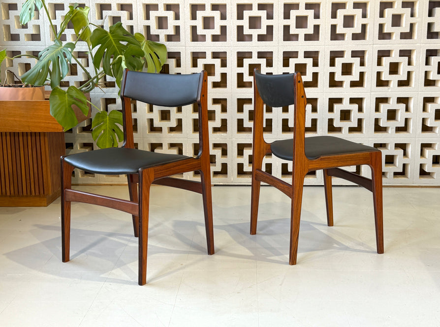 Four Eric Buch Dining Chairs in Rosewood