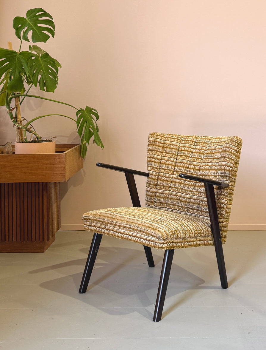 Classic Danish Armchair in Original Wool