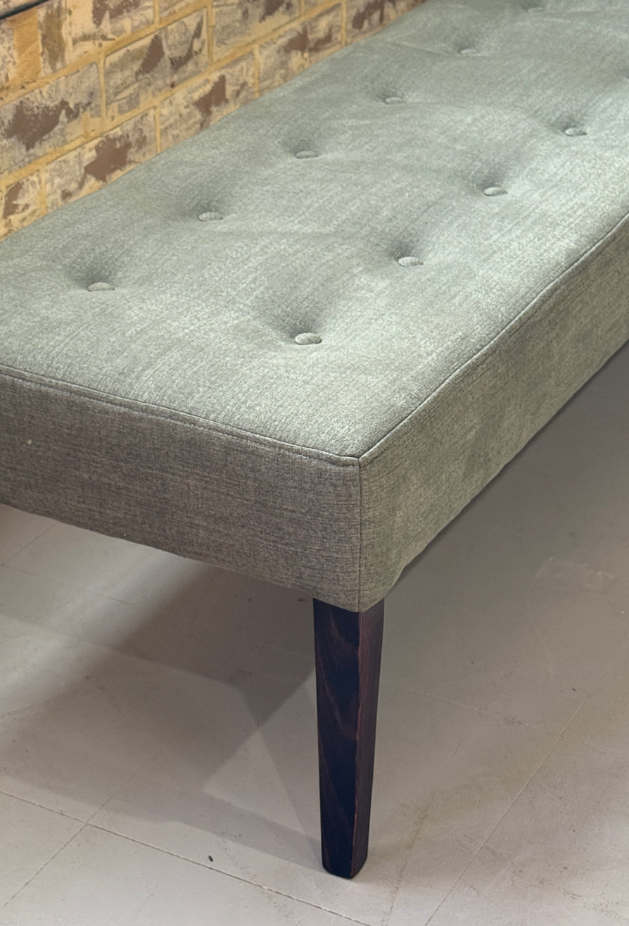 Mid-Century Bench Seat in New Fabric