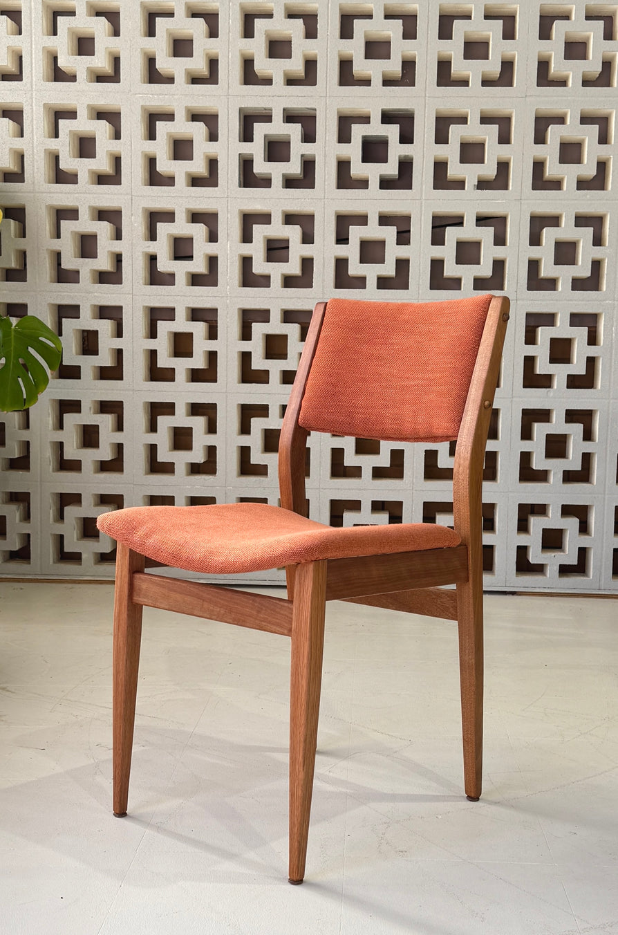 Mid-Century Dining Chair in New Fabric (make up a set)