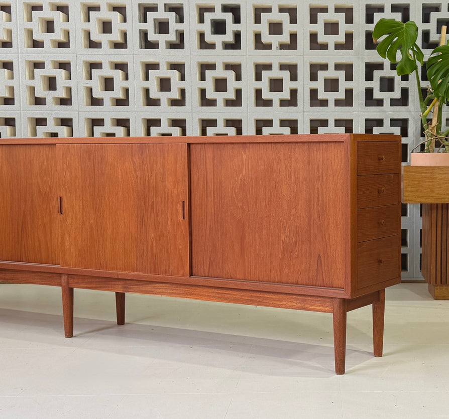 Long Danish Sideboard in Teak