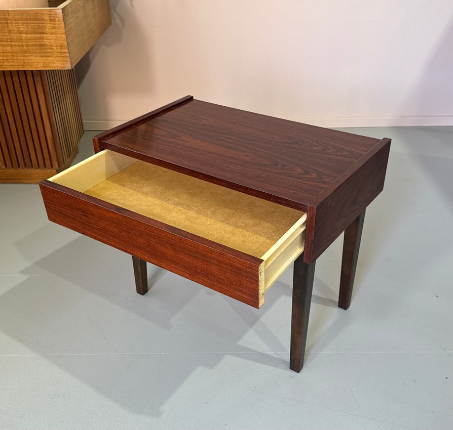 Danish Bedside Table in Rosewood