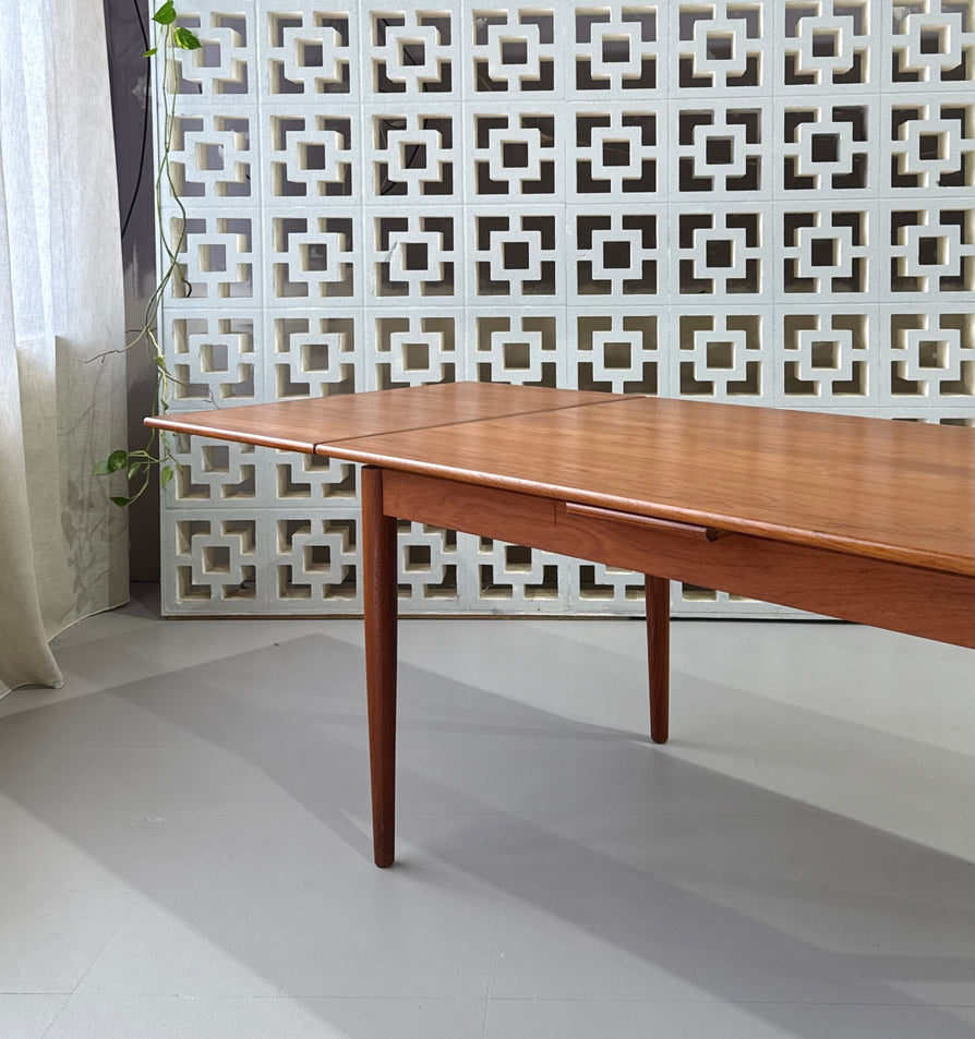 Danish Extension Dining Table in Teak