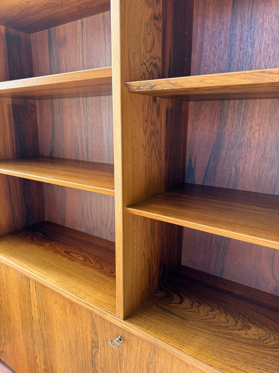 Carlo Jensen for Poul Hundevad Wall Unit / Desk in Rosewood