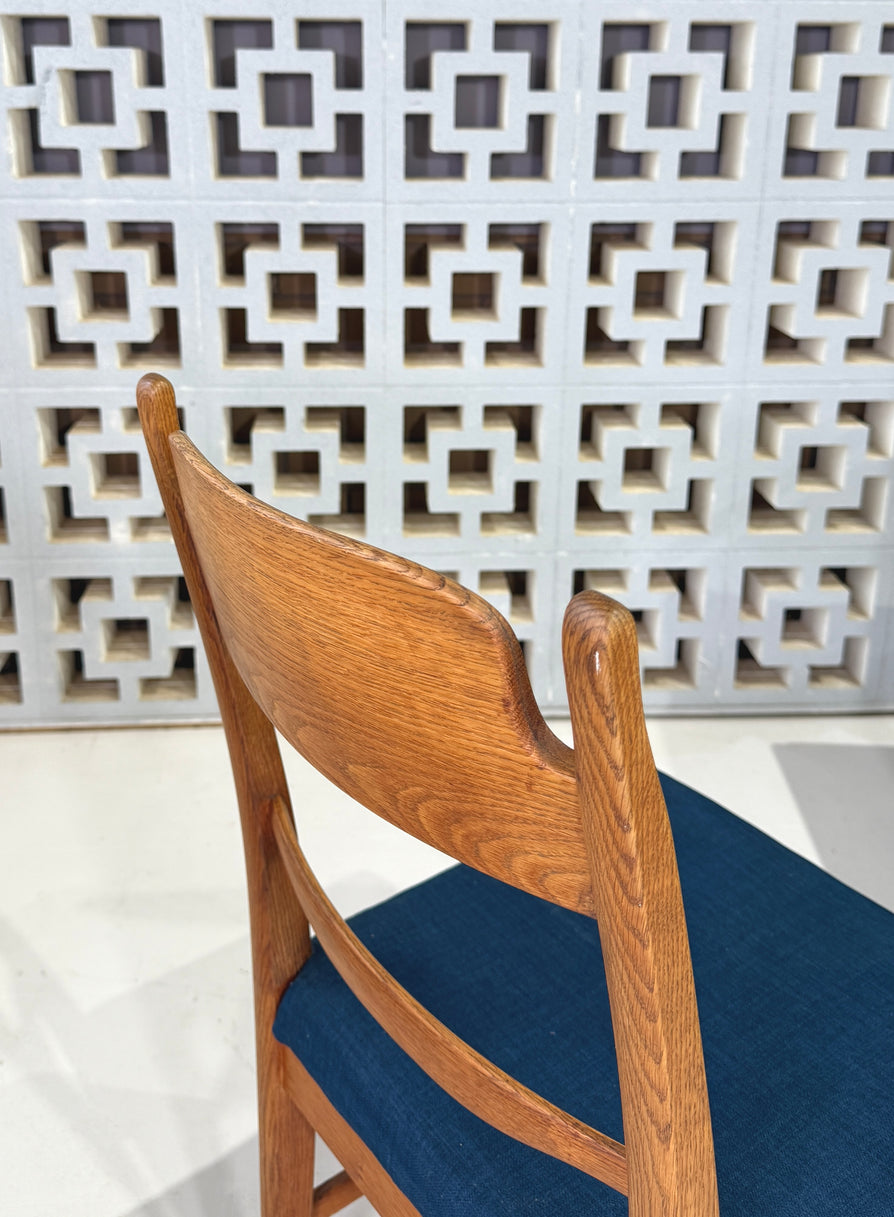 Four Carl Malmsten Dining Chairs in Oak