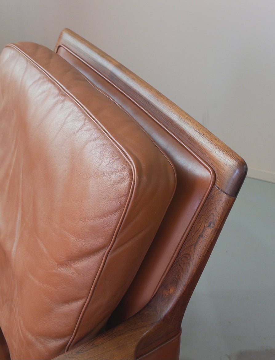 Pair of Torbjørn Afdal Lounge Chairs in Leather