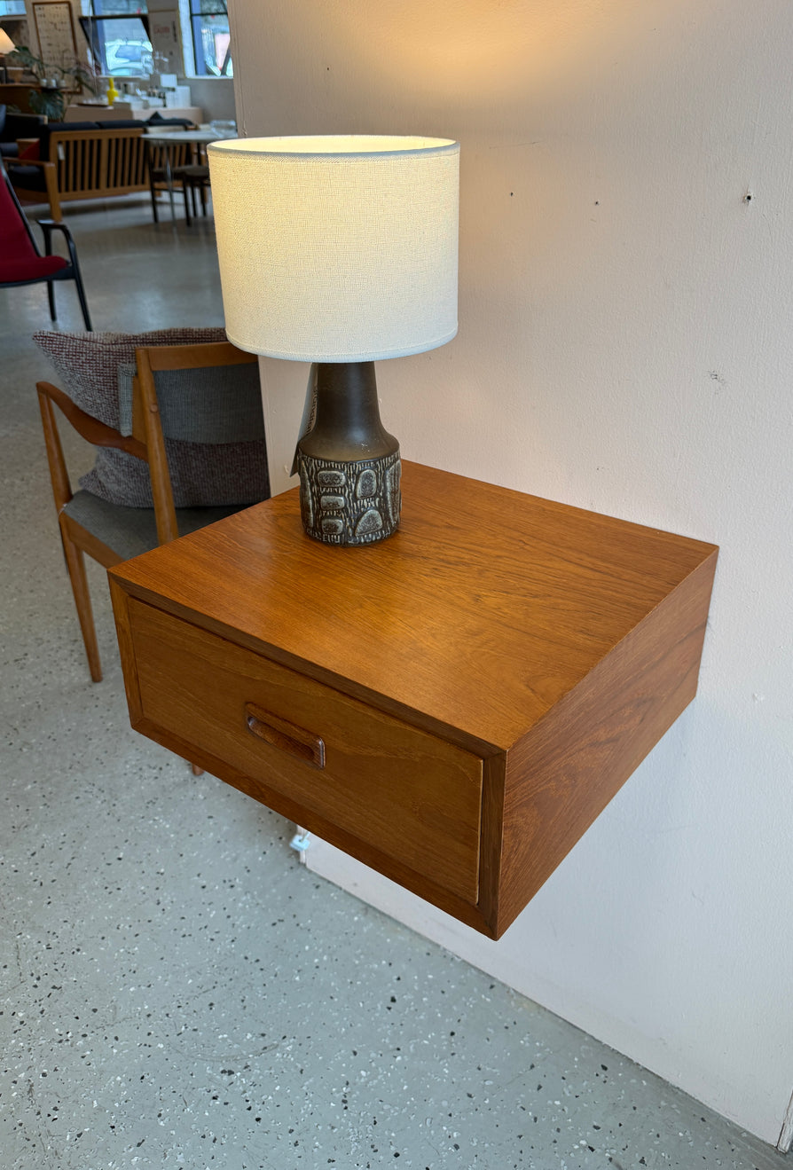 Danish Floating Bedside Table