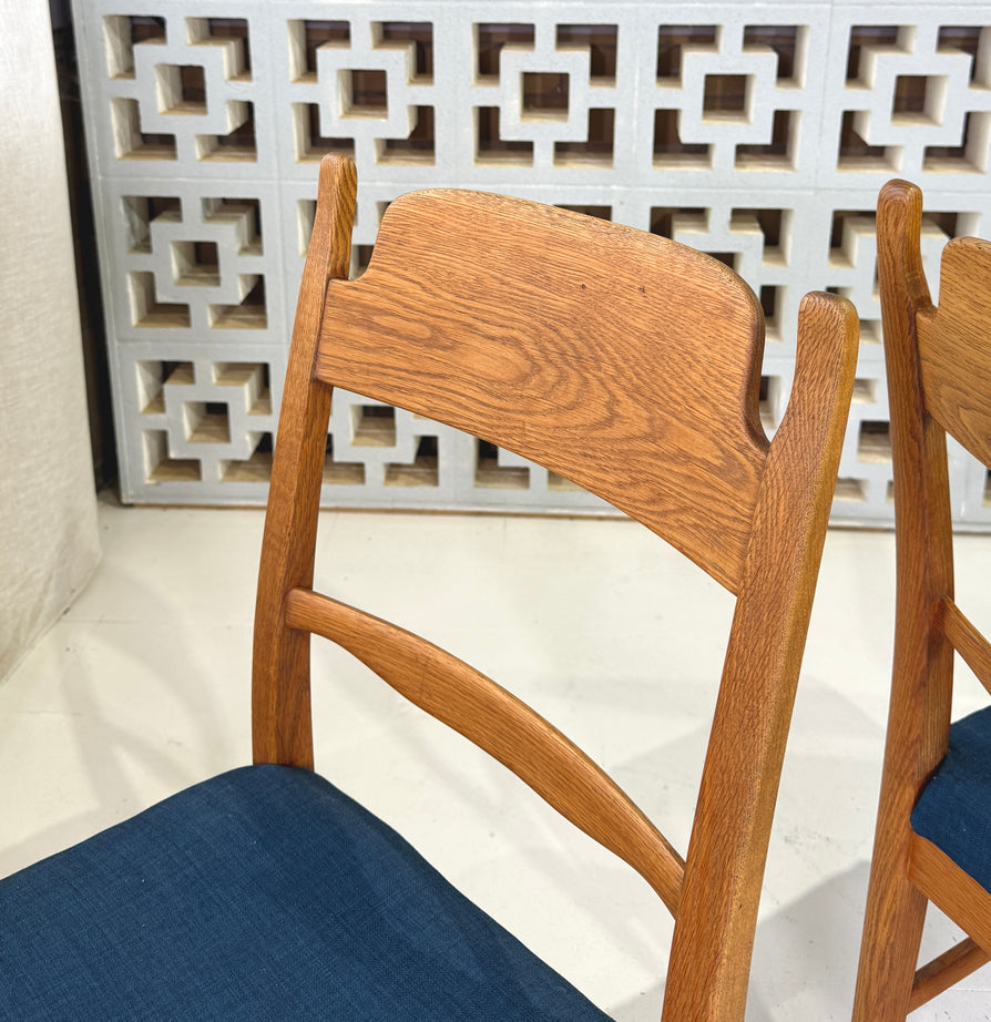 Four Carl Malmsten Dining Chairs in Oak