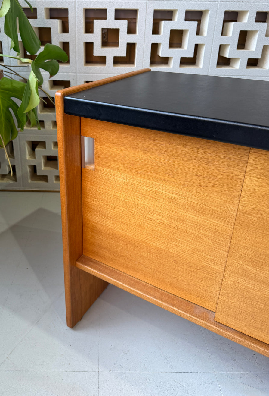 Mid-Century Sideboard / Desk Return in Oak