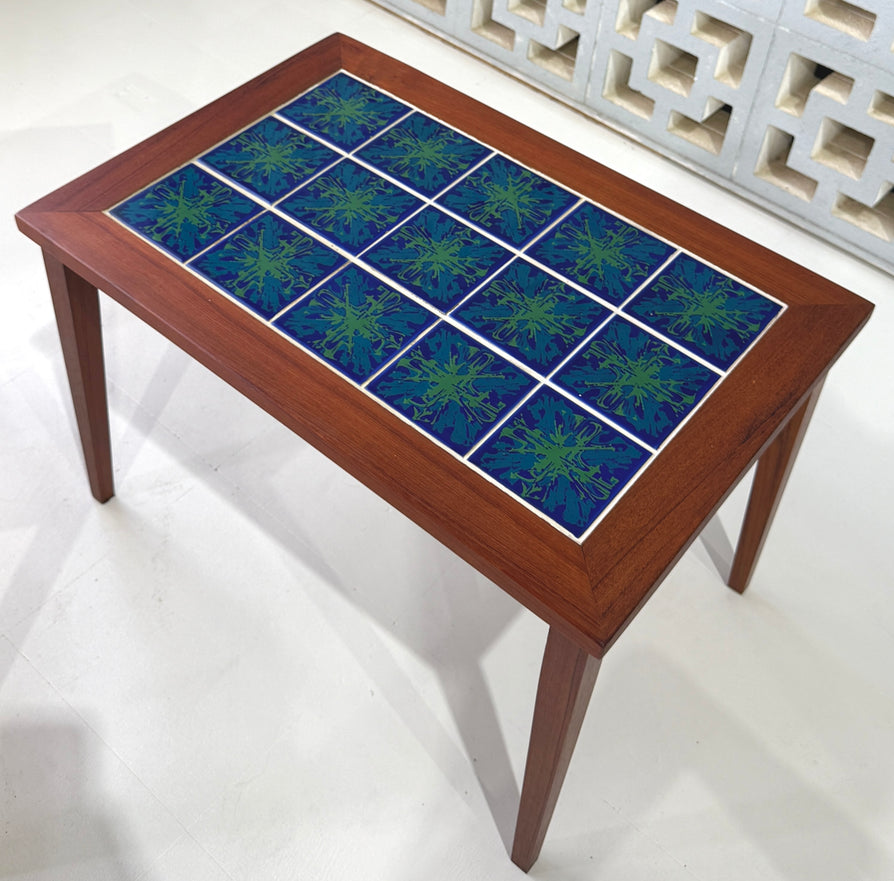 Pair of Tile Top Side Tables