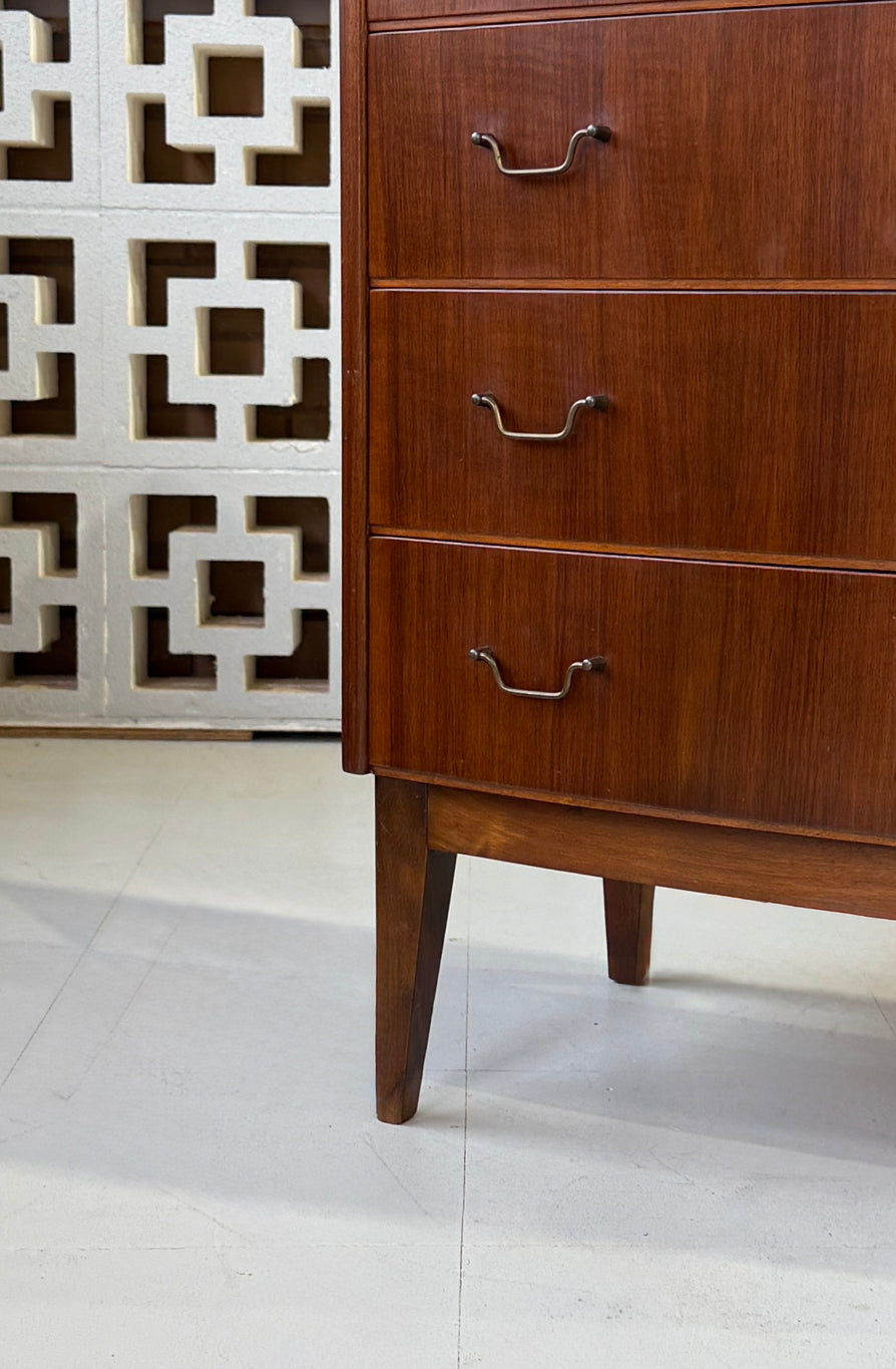 Early Danish Tallboy in Walnut