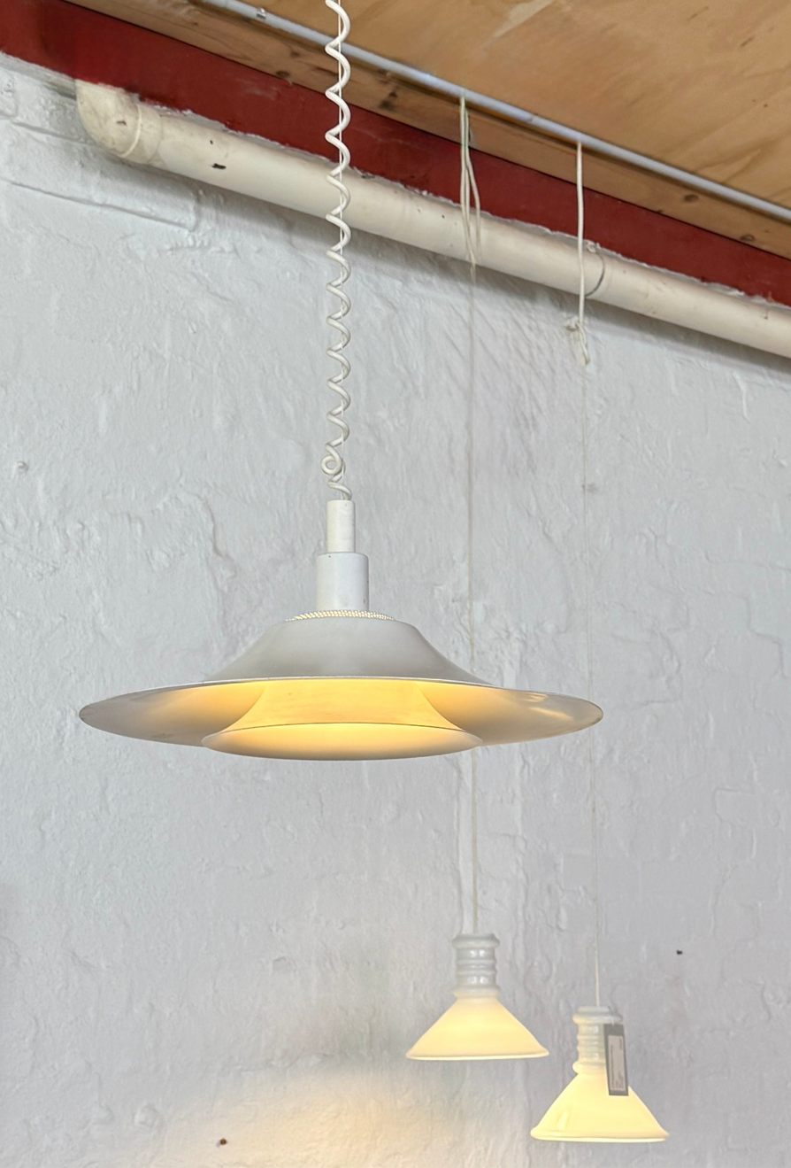 Jeka Metalryk Pendant in White