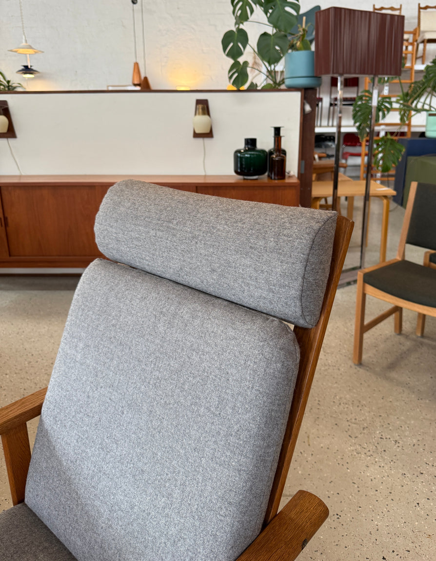 Jørgen Bækmark Lounge Chair in European Oak and Wool