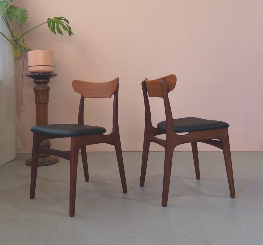 Six Schiønning & Elgaard Dining Chairs in Teak