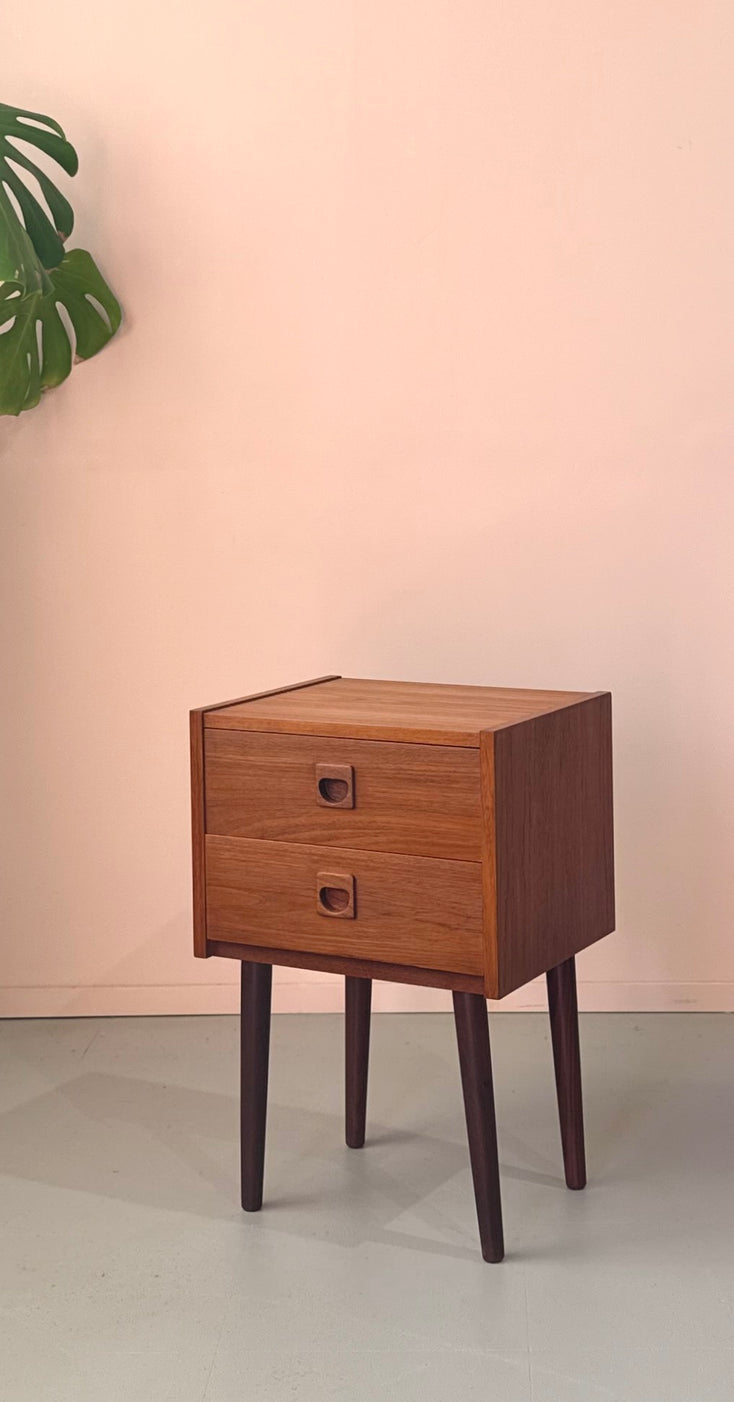 Danish Bedside Table in Teak