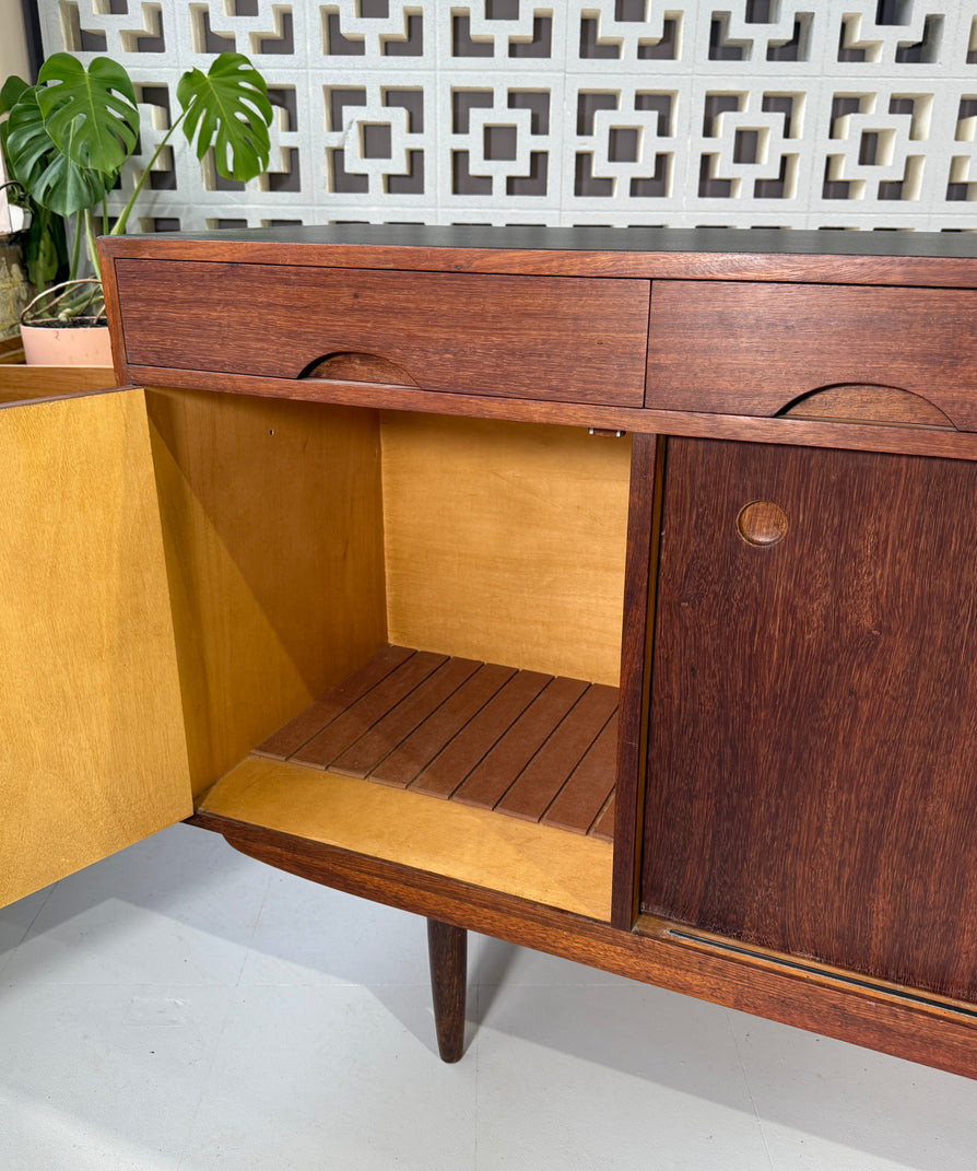 Mid-Century Sideboard in Blackbean