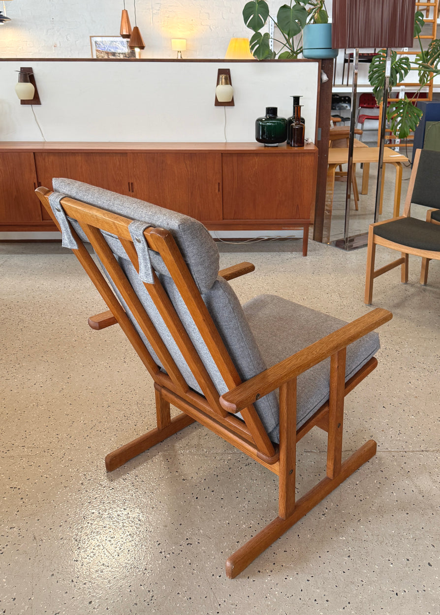 Jørgen Bækmark Lounge Chair in European Oak and Wool