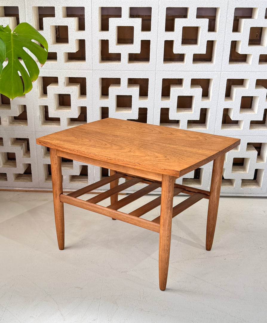 Mid-Century Side Table in Teak