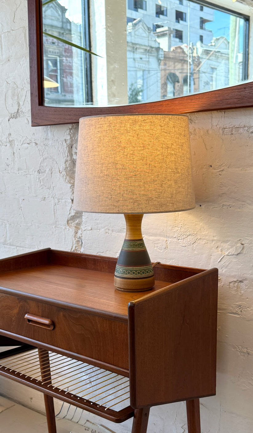West German Dümler & Breiden Ceramic Table Lamp