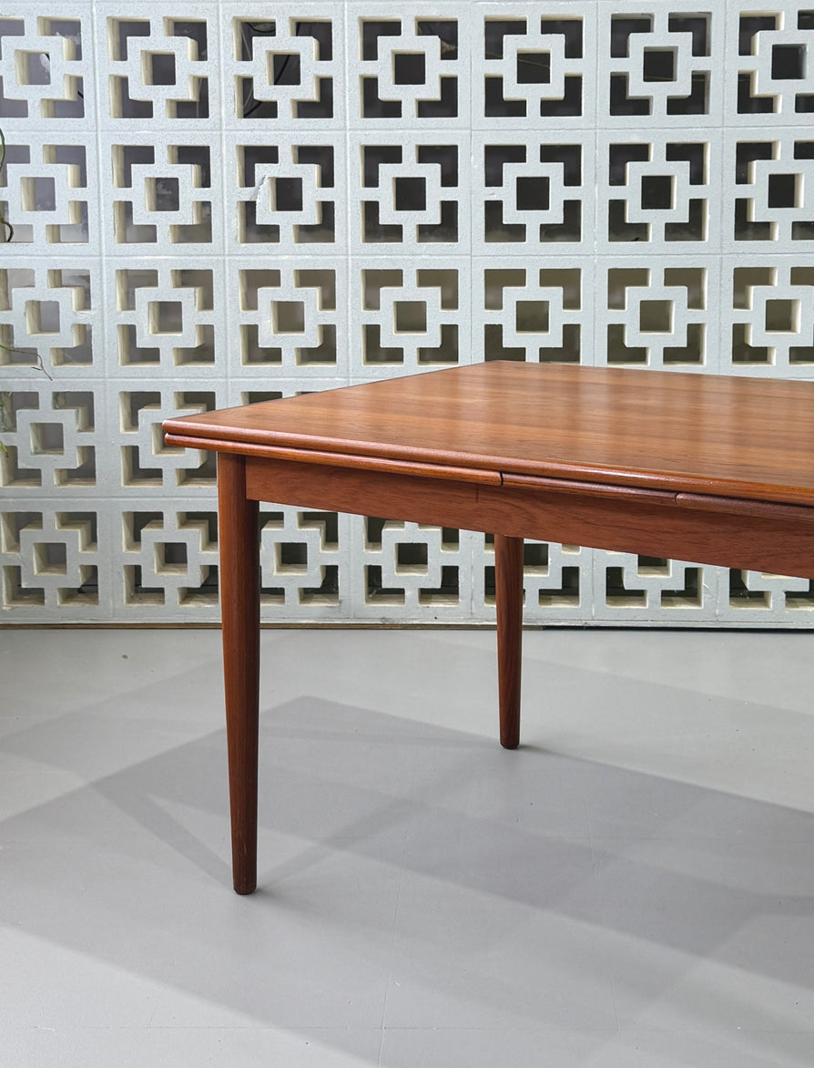 Danish Extension Dining Table in Teak